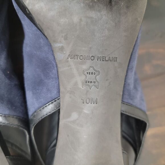 Antonio Melani High Heels Mix Black & Blue Open Toes. Women's Size 10M - Picture 5 of 9